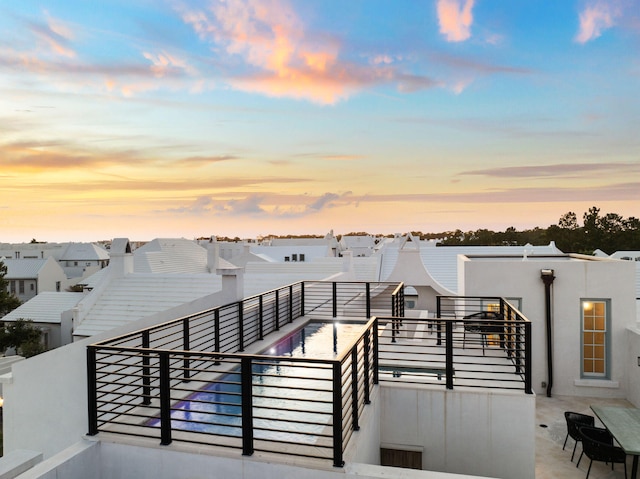 36 Caliza Ln, Inlet Beach, FL 32461 - patio / terrace with a residential view