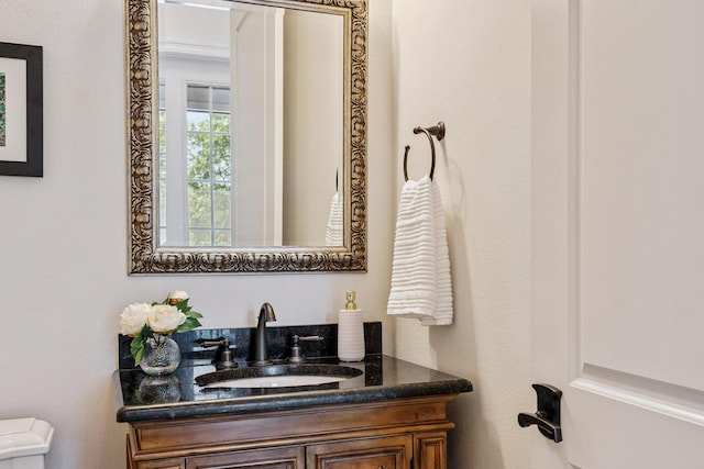 17 Poquito Rd, Shalimar, FL 32579 - half bath featuring vanity and toilet