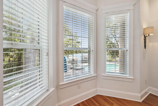 17 Poquito Rd, Shalimar, FL 32579 - detailed view of wood finished floors and baseboards