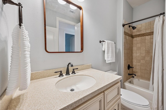17 Poquito Rd, Shalimar, FL 32579 - bathroom featuring vanity and shower / bathtub combination with curtain