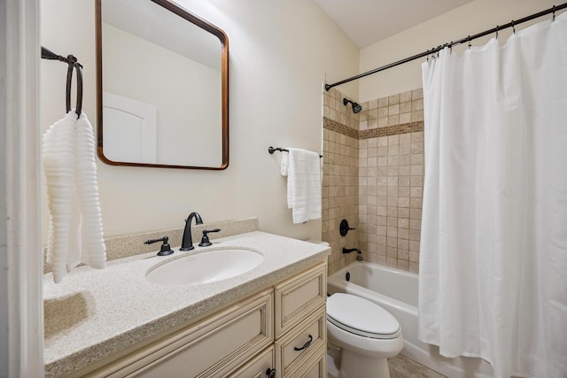 17 Poquito Rd, Shalimar, FL 32579 - bathroom featuring vanity and shower / tub combo with curtain