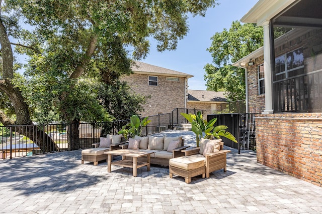 17 Poquito Rd, Shalimar, FL 32579 - view of patio with an outdoor living space