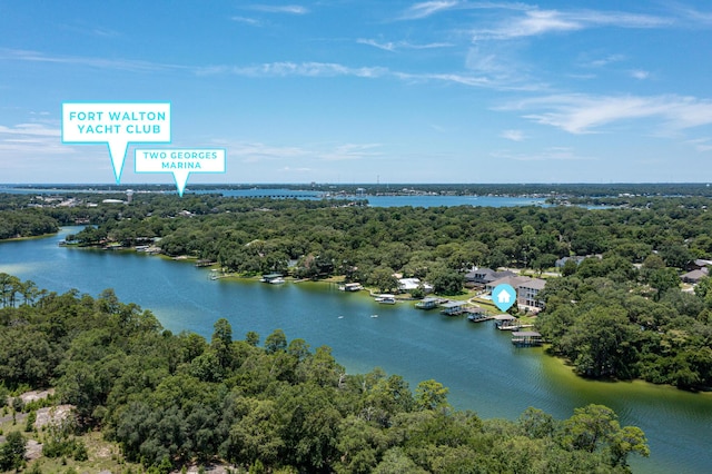 17 Poquito Rd, Shalimar, FL 32579 - aerial view of a large body of water
