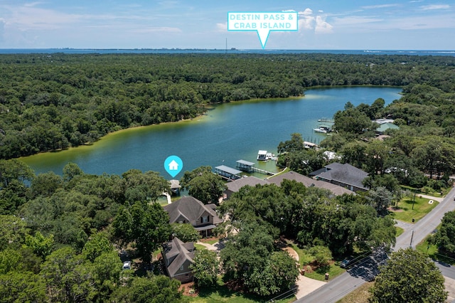 17 Poquito Rd, Shalimar, FL 32579 - drone / aerial view of a nearby body of water