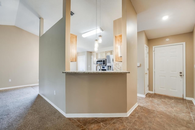 121 Trenton Ave, Crestview, FL 32539 - kitchen featuring appliances with stainless steel finishes and pendant lighting