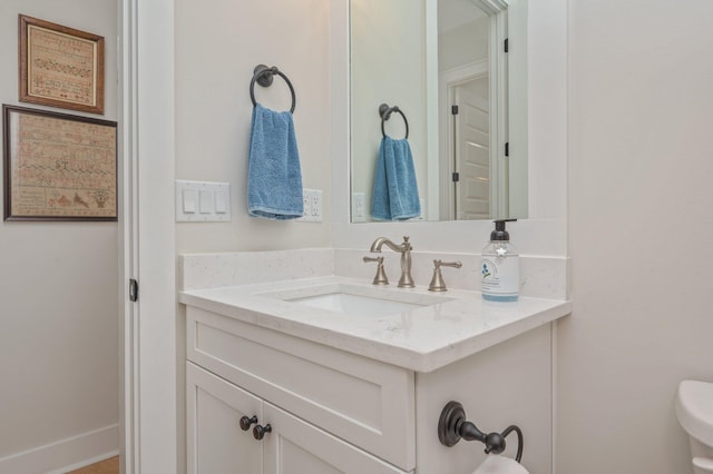 1502 Coriander Ln, Niceville, FL 32578 - half bath with vanity and toilet