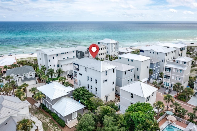 64 S Emerald Cove Ln, Inlet Beach, FL 32461 - drone / aerial view of expansive coastline