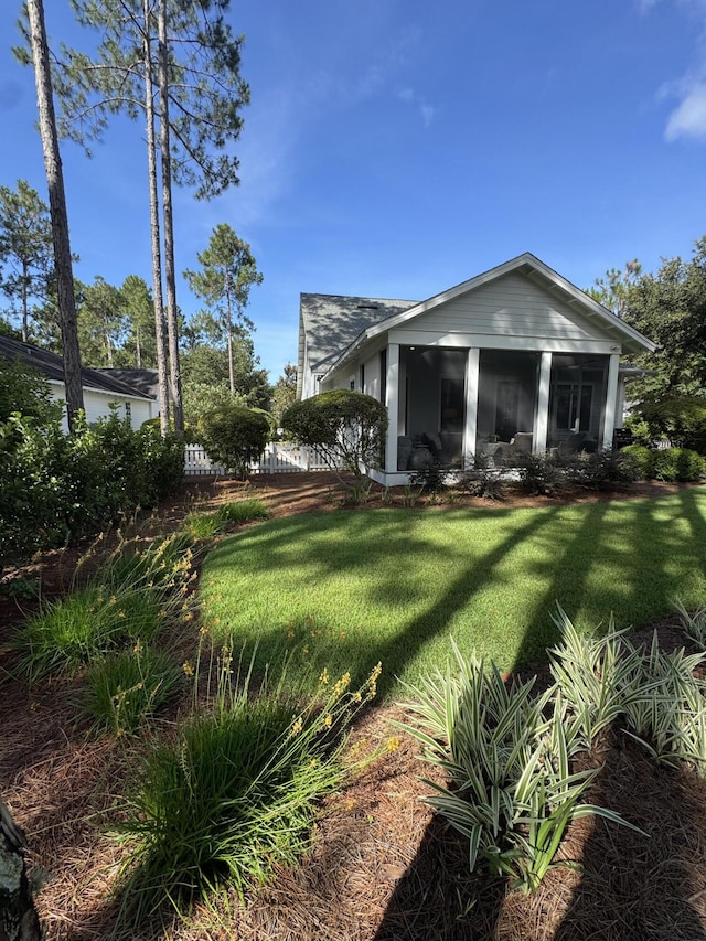 360 Jack Knife Dr, Inlet Beach, FL 32461 - back of house with a yard
