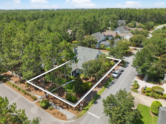 360 Jack Knife Dr, Inlet Beach, FL 32461 - view of property location featuring property parcel outlined
