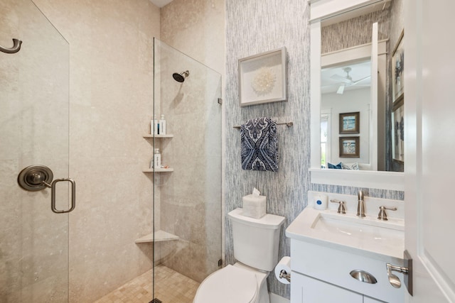 360 Jack Knife Dr, Inlet Beach, FL 32461 - bathroom featuring a shower stall and vanity