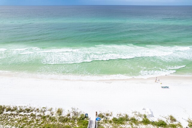 41 E Grove Ave, Santa Rosa Beach, FL 32459 - water view featuring nearby beach
