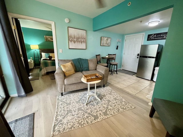 201 S Stillman St Unit 107, Pensacola, FL 32505 - living area with light wood-type flooring