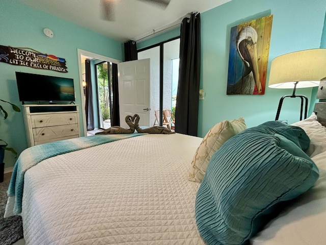 201 S Stillman St Unit 107, Pensacola, FL 32505 - bedroom with a ceiling fan