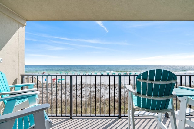 780 Sundial Ct Unit 2001, Fort Walton Beach, FL 32548 - balcony with view of water and beach