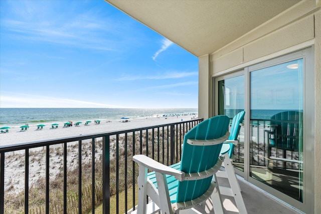 780 Sundial Ct Unit 2001, Fort Walton Beach, FL 32548 - balcony with view of water and beach