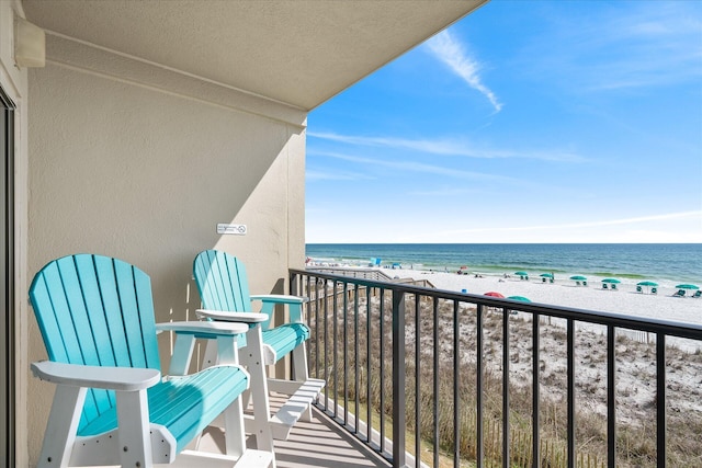 780 Sundial Ct Unit 2001, Fort Walton Beach, FL 32548 - balcony with view of water and beach
