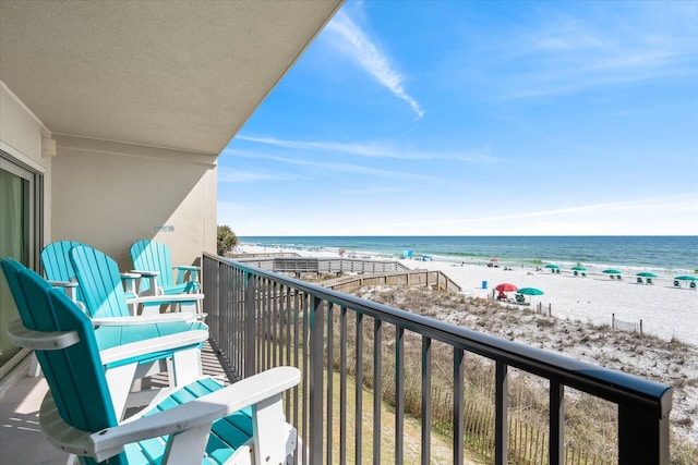 780 Sundial Ct Unit 2001, Fort Walton Beach, FL 32548 - balcony with view of water and beach