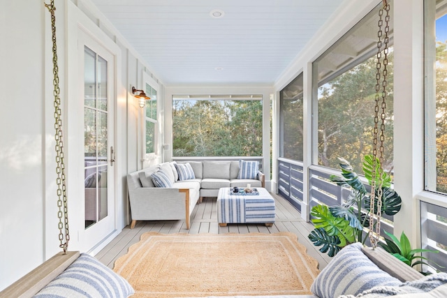 117 W Okeechobee, Santa Rosa Beach, FL 32459 - sunroom / solarium featuring outdoor lounge area