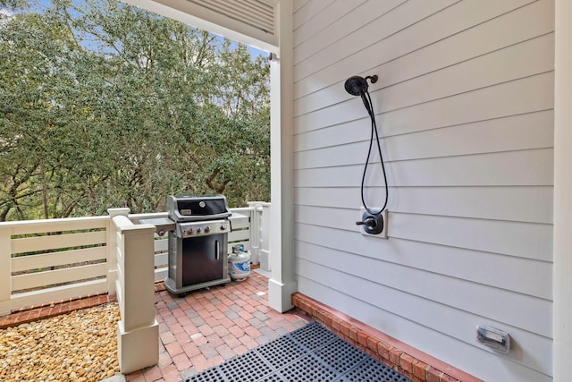 117 W Okeechobee, Santa Rosa Beach, FL 32459 - view of patio with area for grilling
