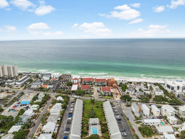 3604 E County Highway 30a Unit D5, Santa Rosa Beach, FL 32459 - aerial view of waterfront with a beach