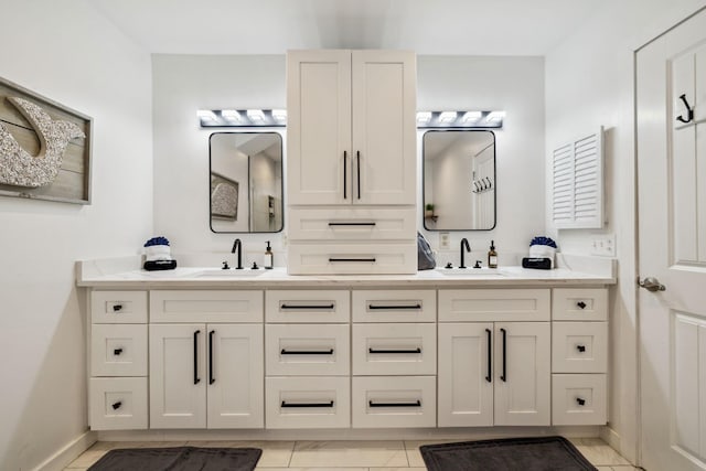 736 Sandpiper Pl Unit 10525, Miramar Beach, FL 32550 - bathroom featuring double vanity and baseboards