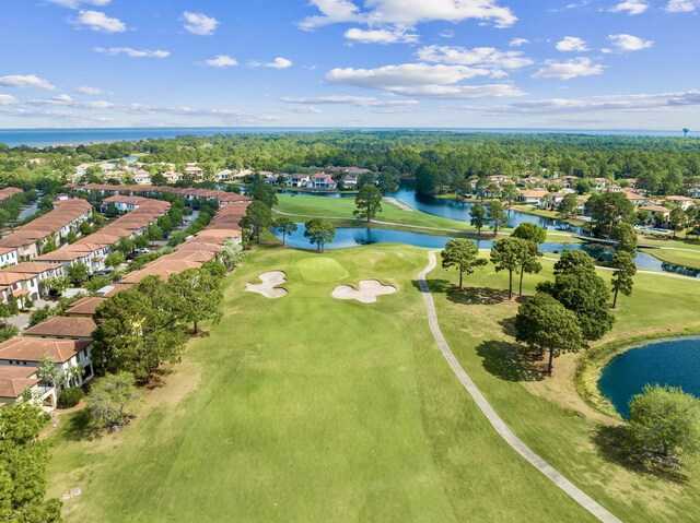 736 Sandpiper Pl Unit 10525, Miramar Beach, FL 32550 - aerial view of residential area featuring a large body of water and a local golf course
