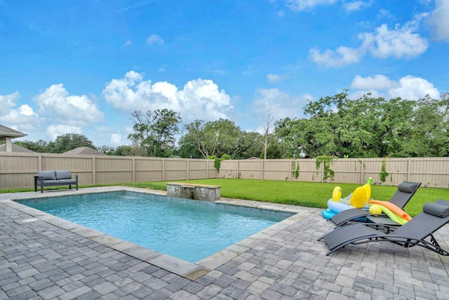 1369 N Beal Ext, Fort Walton Beach, FL 32547 - view of pool with a fenced backyard and a patio area