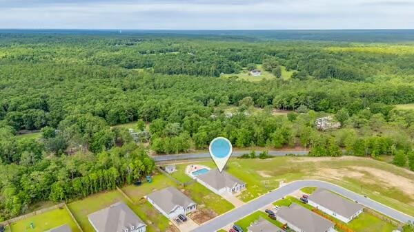2405 Dakota Way, Crestview, FL 32536 - drone / aerial view of a heavily wooded area
