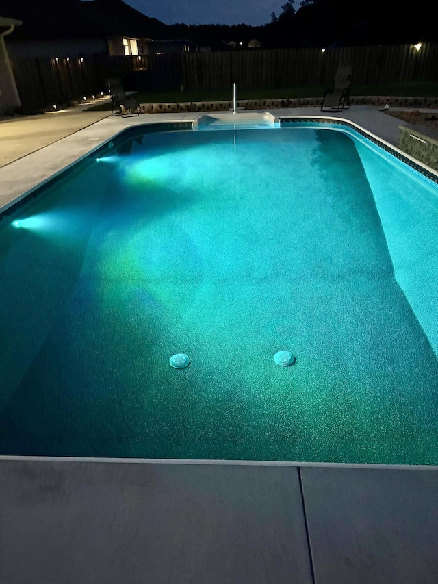 2405 Dakota Way, Crestview, FL 32536 - view of pool with a fenced backyard, a patio, and heating fuel