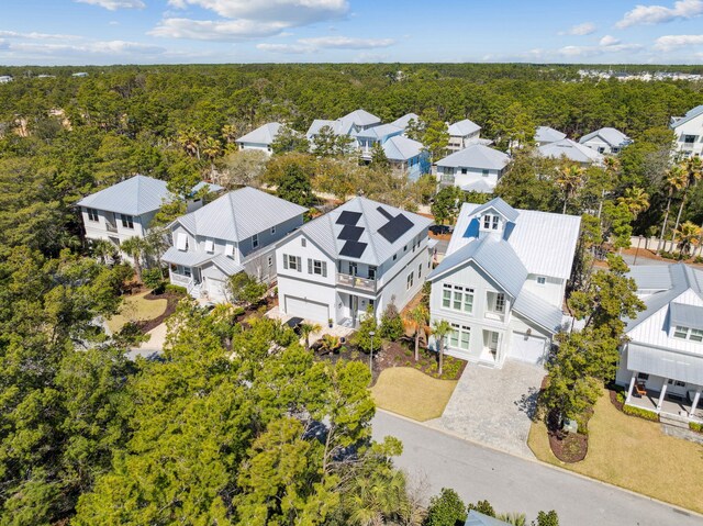 234 Grande Pointe Cir, Inlet Beach, FL 32461 - aerial view of residential area featuring a forest
