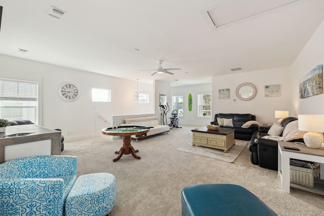 234 Grande Pointe Cir, Inlet Beach, FL 32461 - playroom with carpet flooring and ceiling fan
