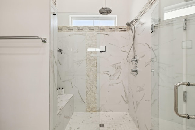 234 Grande Pointe Cir, Inlet Beach, FL 32461 - full bath with a marble finish shower and plenty of natural light