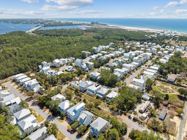 234 Grande Pointe Cir, Inlet Beach, FL 32461 - aerial perspective of suburban area with a nearby body of water
