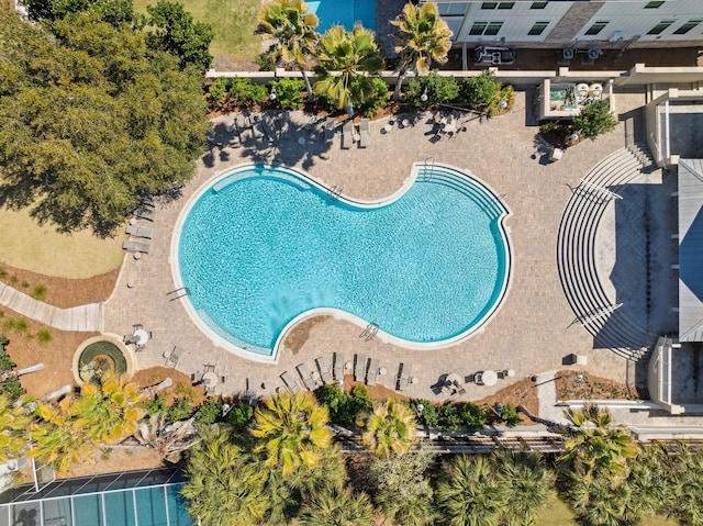 234 Grande Pointe Cir, Inlet Beach, FL 32461 - aerial view of a pool