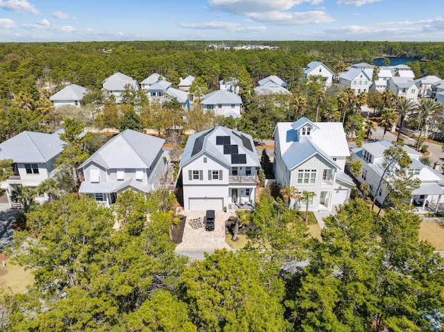 234 Grande Pointe Cir, Inlet Beach, FL 32461 - aerial view of residential area featuring a forest