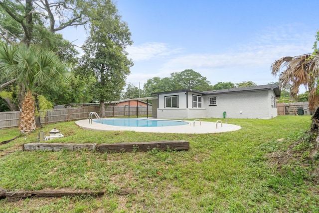 1023 W Webster Dr, Pensacola, FL 32505 - view of swimming pool with a fenced backyard and a patio area