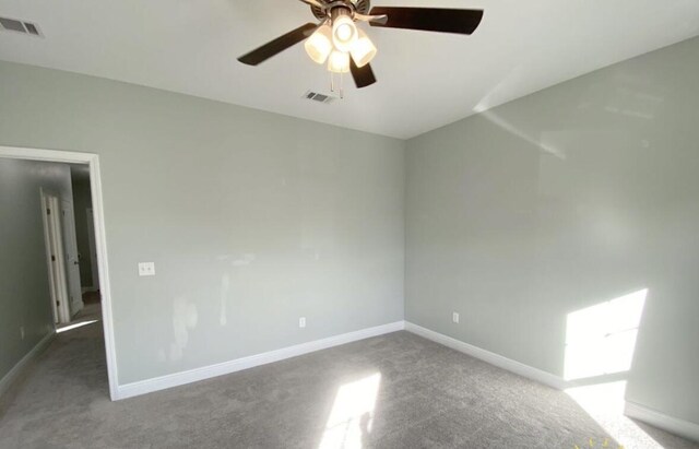 196 Johnson Ct, Crestview, FL 32536 - carpeted spare room featuring baseboards and ceiling fan
