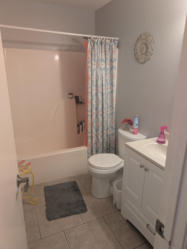 1809 Madelons Path, Fort Walton Beach, FL 32547 - full bath with tile patterned flooring, shower / bath combo with shower curtain, and vanity