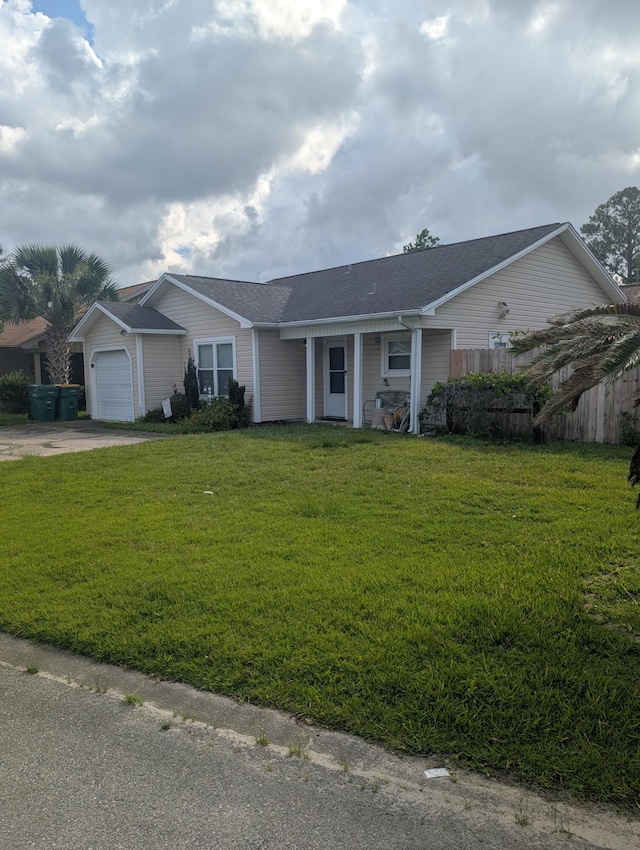 1809 Madelons Path, Fort Walton Beach, FL 32547 - ranch-style house with an attached garage, concrete driveway, and roof with shingles