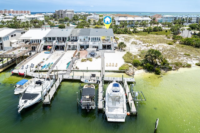 415 Gulf Shore Dr Unit 1, Destin, FL 32541 - aerial view of a large body of water