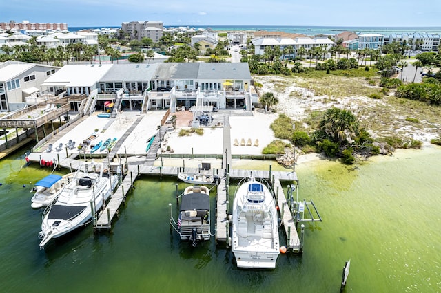 415 Gulf Shore Dr Unit 1, Destin, FL 32541 - bird's eye view of a large body of water