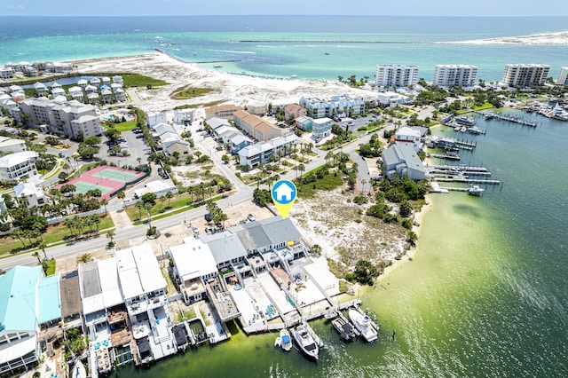 415 Gulf Shore Dr Unit 1, Destin, FL 32541 - aerial view of a large body of water