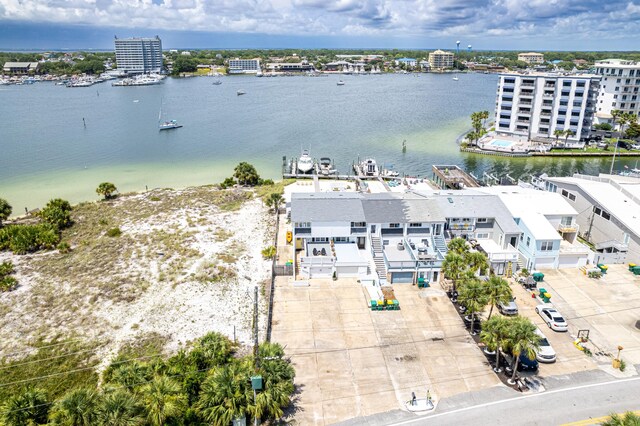 415 Gulf Shore Dr Unit 1, Destin, FL 32541 - drone / aerial view of a large body of water