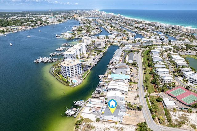 415 Gulf Shore Dr Unit 1, Destin, FL 32541 - view of urban area with a nearby body of water