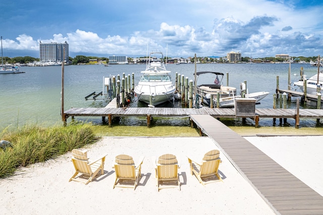415 Gulf Shore Dr Unit 1, Destin, FL 32541 - dock with a water view