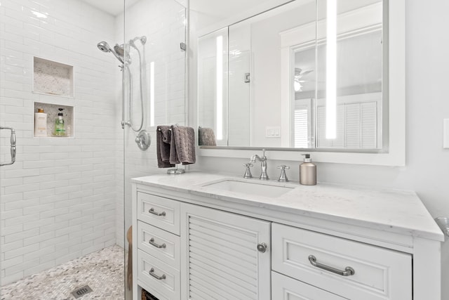 415 Gulf Shore Dr Unit 1, Destin, FL 32541 - full bath with a shower stall and vanity