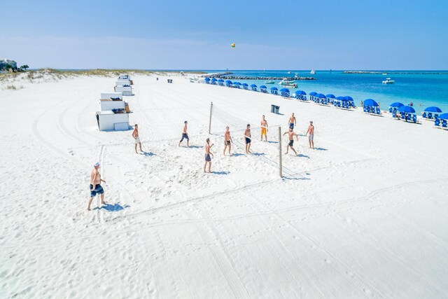 415 Gulf Shore Dr Unit 1, Destin, FL 32541 - water view featuring local beach