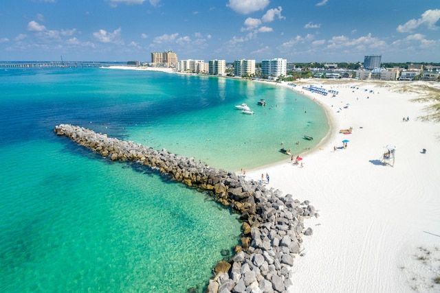 415 Gulf Shore Dr Unit 1, Destin, FL 32541 - drone / aerial view of expansive coastline