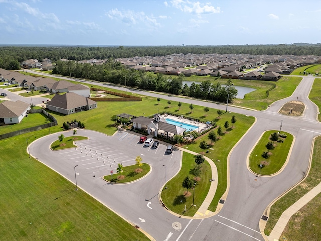 919 Sandbar Loop, Crestview, FL 32539 - aerial perspective of suburban area with a pool area