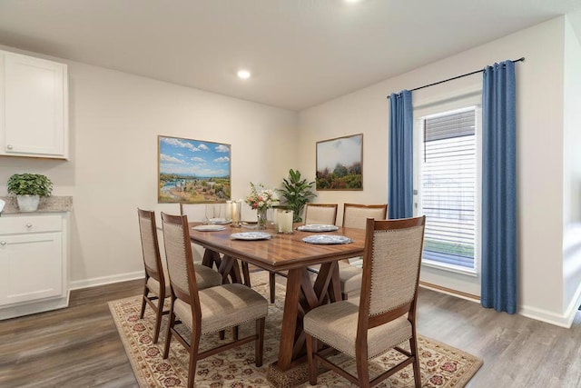 919 Sandbar Loop, Crestview, FL 32539 - dining space with wood finished floors and recessed lighting